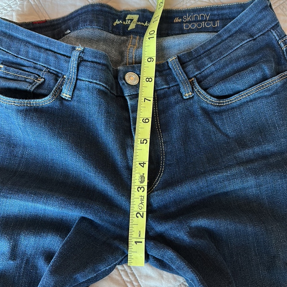 7 For All Mankind bootcut denim jeans, size 27 - Picture 7 of 16